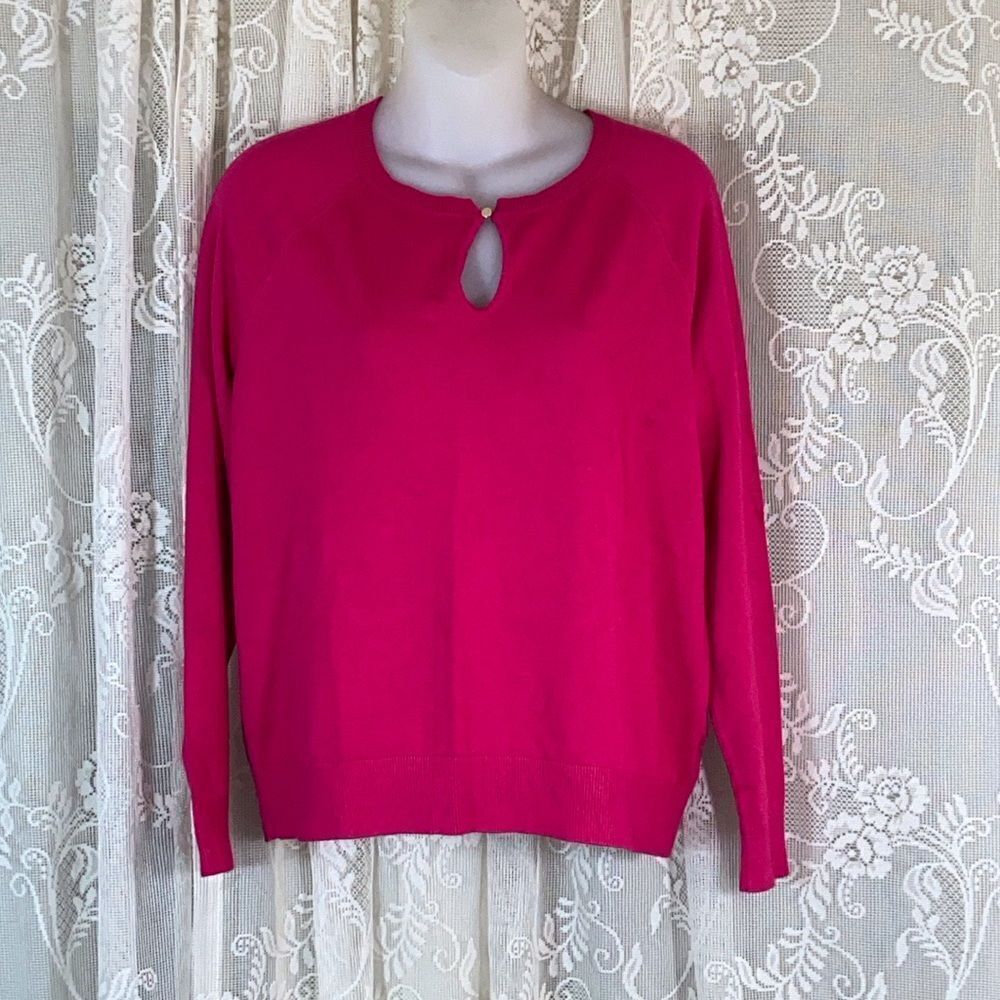 Liz Claiborne Women’s Pink Sweatshirt Size L
